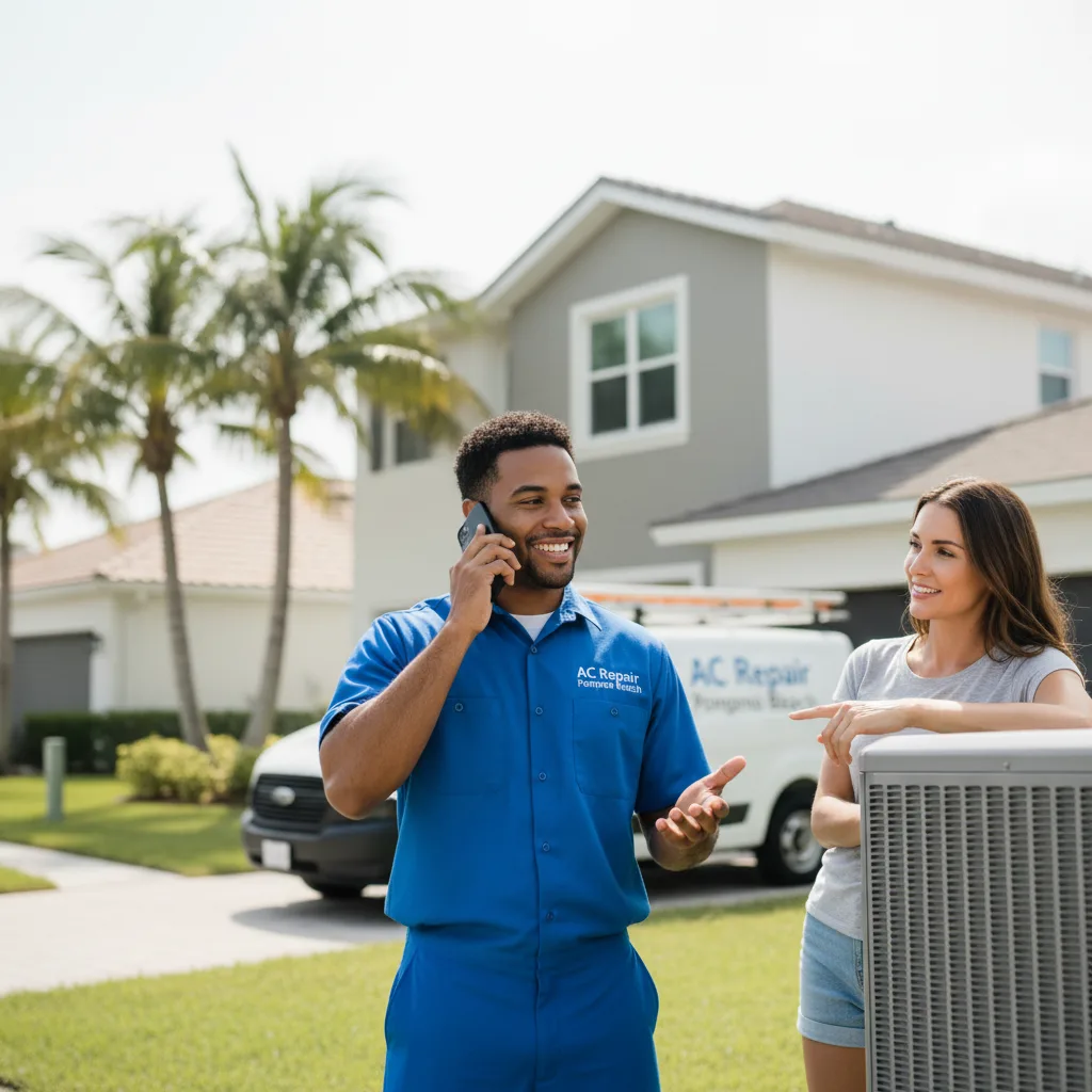 AC Repair Pompano Beach customer support in Tuckahoe